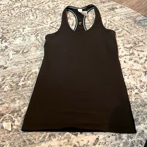 Black athletic tank top